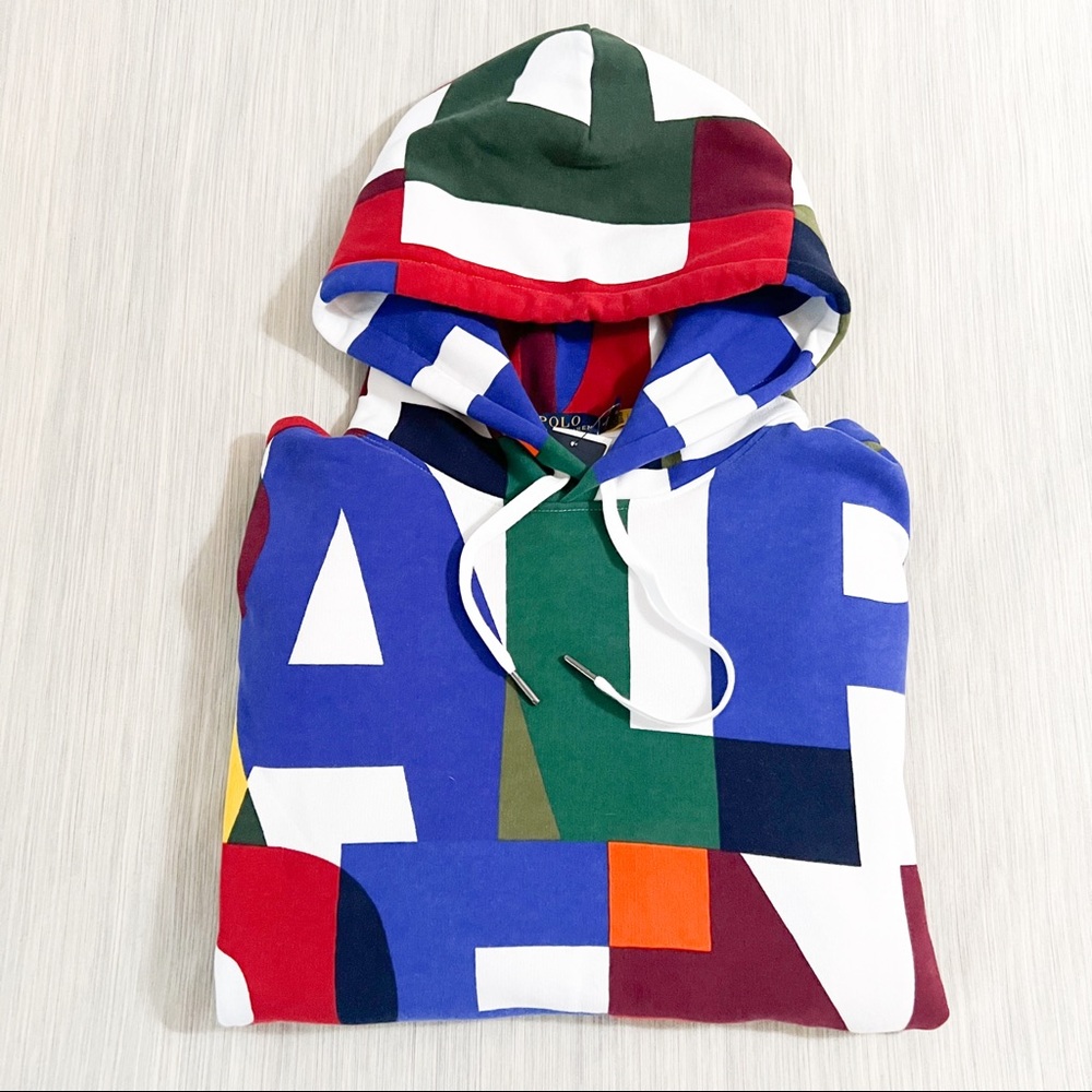 Polo Ralph Lauren Multicolor MONOGRAM LOGO Hooded Sweatshirt - Picture 2 of 16